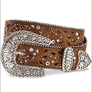 Justin Boot Palazzo Crystal Belt